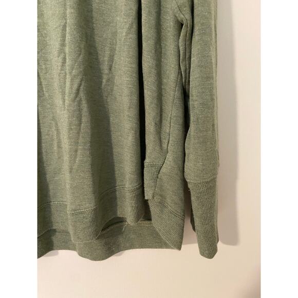 Athleta Mindset Sweatshirt 2X $69 Super Soft Comfortable Long Sleeve Top Green - Picture 3 of 7